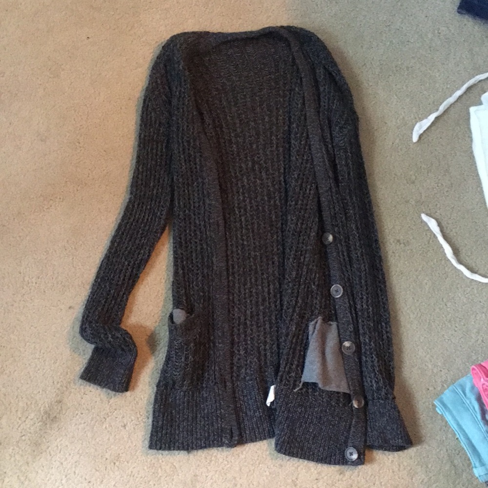 Grey cardigan